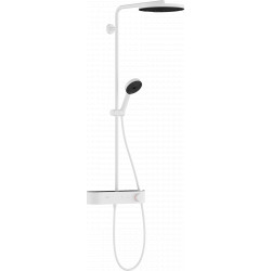 Hansgrohe Pulsify S - Showerpipe 260 1jet s termostatom ShowerTablet Select 400, biela matná 24220700