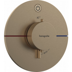Hansgrohe ShowerSelect Comfort S - Termostat pod omietku pre 1 spotrebič, kartáčovaný bronz 15553140
