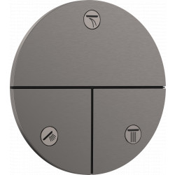 Hansgrohe ShowerSelect Comfort S - Ventil pod omietku pre 3 spotrebiče, kartáčovaný čierny chróm 15558340