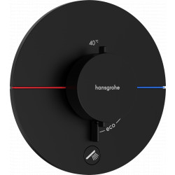 Hansgrohe ShowerSelect Comfort S - Termostat pod omietku pre 1 spotrebič a ďalší výtok, čierna matná 15562670