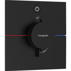Hansgrohe ShowerSelect Comfort E - Termostat pod omietku pre 1 spotrebič, čierna matná 15571670