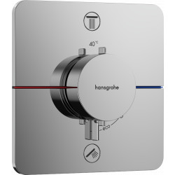 Hansgrohe ShowerSelect Comfort Q - Termostat pod omietku pre 2 spotrebiče, chróm 15583000