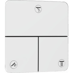 Hansgrohe ShowerSelect Comfort Q - Ventil pod omietku pre 3 spotrebiče, biela matná 15587700