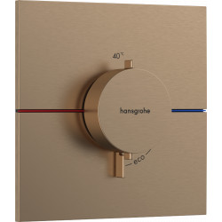 Hansgrohe ShowerSelect Comfort E - Termostat pod omietku, kartáčovaný bronz 15574140