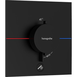 Hansgrohe ShowerSelect Comfort E - Termostat pod omietku pre 1 spotrebič a ďalší výtok, čierna matná 15575670
