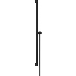 Hansgrohe Unica - Sprchová tyč S Puro 900 mm s ľahko posuvným držiakom a sprchovou hadicou, čierna matná 24405670