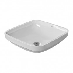 Duravit DuraStyle - Vstavané umývadlo, hladké, 37x37 cm, biele 0373370000