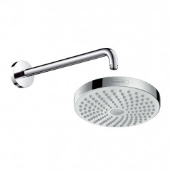 ​Hansgrohe Croma Select S 180 - Hlavová sprcha s pripojením, biela chróm 26522400 + 27413000