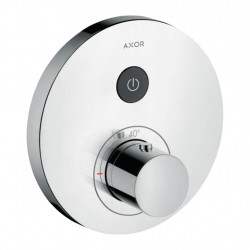 Axor ShowerSelect - Termostat s podomietkovou inštaláciou, okrúhla rozeta, 1 spoterbič, chróm 36722000