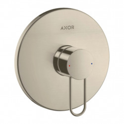 Axor Uno - Páková sprchová batéria s podomietkovou inštaláciou, so strmeňovou rukoväťou, kartáčovaný nikel 38626820