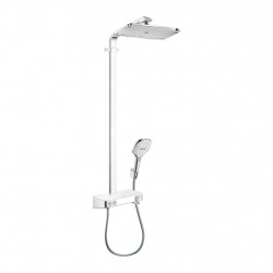 Hansgrohe Raindance E - Showerpipe 360 1jet s termostatom ShowerTablet Select 300 , biela/chróm 27288400
