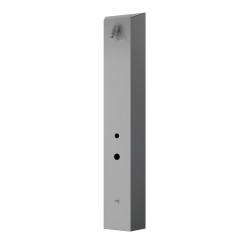 Sanela - Nerezový sprchový nástenný žetónový RFID panel pre jednu vodu, 24 V DC