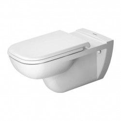Duravit D-Code - Závesné WC, bezbariérové, 36x70 cm, biele 22280900002