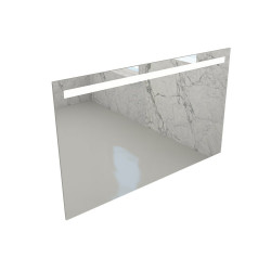 BOCCHI - Zrkadlo obdĺžnikové s vodorovným osvetlením, 800x720 mm