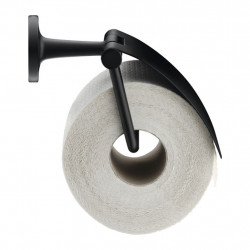 Duravit Starck T - Držiak na toaletný papier s krytom, čierna matná, 0099404600