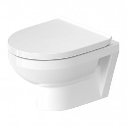 Duravit DuraStyle Basic - Závesné WC Compact 4,5L, Biela 2575090000