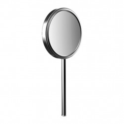 Emco Cosmetic mirrors Pure - Okrúhle ručné zrkadlo, Ø 127 mm, 3 násobné zväčšovanie, chróm 109400131