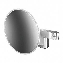 Emco Cosmetic mirrors Evo - Holiace a kozmetické zrkadlo LED, 2 otočné ramená, 5 násobné zväčšenie, chróm 109508035