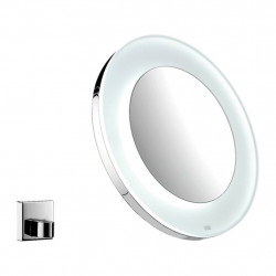 Emco Cosmetic mirrors Prestige - Kozmetické zrkadlo s LED osvetlením napájané z batérie, 5 násobné zväčšovanie, chróm 109600113