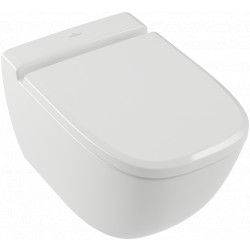 Villeroy Boch ANTHEUS - WC misa bez vnútorného okraja, 560x375 mm, závesný model, DirectFlush, Biela Alpin CeramicPlus 4608R0R1
