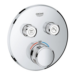 GROHE Grohtherm Smart Control - Termostat pre podomietkovú inštaláciu s 2 ventilmi, chróm 29119000