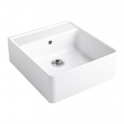 Villeroy & Boch Single-bowl - Keramický drez 595x630x220 mm, alpská biela CeramicPlus 632061R1