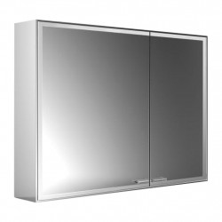 Emco Prestige 2 - Nástenná zrkadlová skriňa 888 mm široké dvere vľavo bez svetelného systému, zrkadlová 989707003 989707005