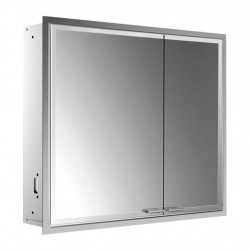 Emco Prestige 2 - Vstavaná zrkadlová skriňa 815 mm široké dvere vľavo bez svetelného systému, zrkadlová 989707103