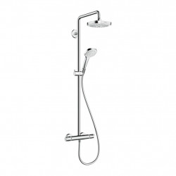 Hansgrohe Croma Select E 180 2jet Showerpipe - sprchový systém, biela-chróm 27256400