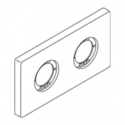 Ideal Standard Archimodule - 2-otvorová rozeta 100x183 mm, chróm A963725AA