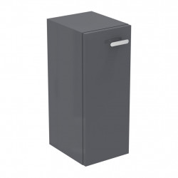 Ideal Standard Connect Space - Postranná skrinka 20 cm (ku skrinke pod umývadielko), Lesklý lak stredne šedý, E0372KR