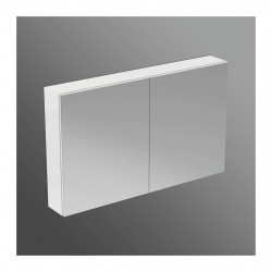 Ideal Standard Mirror & Light - Zrkadlová skrinka KOMFORT 1000 mm, Dekor hliník, T3498AL