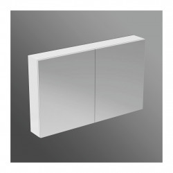 Ideal Standard Mirror & Light - Zrkadlová skrinka BASIC 1000 mm, Dekor hliník, T3592AL
