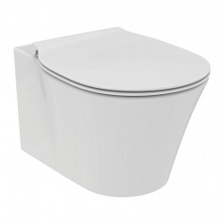 Ideal Standard Connect Air - SET: Závesné WC, 36x54cm AQUABLADE + sedátko ultra ploché, Soft-Close, Biela E008701