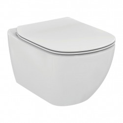 Ideal Standard Tesi - Závesné WC RIMLESS, 36x53cm + sedátko, Biela T355101