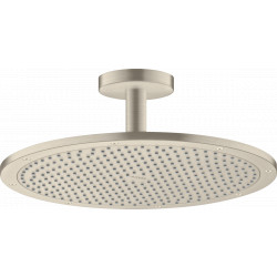 Axor ShowerSolutions - Hlavová sprcha 350 so stropným ramenom, jeden prúd, kartáčovaný nikel 26035820