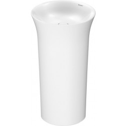 Duravit White Tulip - Umývadlo voľne stojace Ø 500mm, k stene, biela 2702500070
