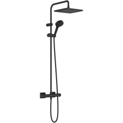 Hansgrohe Vernis Shape - Showerpipe 240 1jet EcoSmart 9 l, s termostatom, čierna matná 26429670