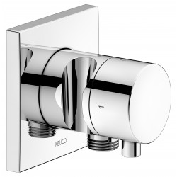 Keuco Ixmo - Dvojcestný uzatvárací a prepínací ventil s napojením hadice a držiakom sprchy, chróm 59557011202
