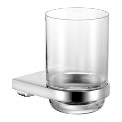 Keuco Collection Moll - Držiak s pohárom z číreho skla, chróm 12750019000