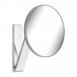Keuco iLook move - Kozmetické zrkadlo bez osvetlenia, trojrozmerné nastaviteľné rameno, 5x zväčšenie, ø 212 mm, chróm 17612010000