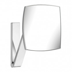 Keuco iLook move - Kozmetické zrkadlo bez osvetlenia, trojrozmerné nastaviteľné rameno, 5x zväčšenie, 200 x 200 mm, chróm 17613010000