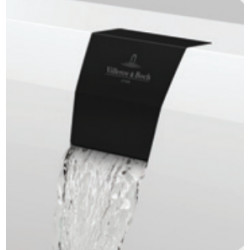 Villeroy Boch - Napúšťanie vody integrované v prepade, 20 l/min, čierna matná UPCON0123-33