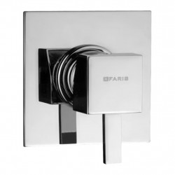 Faris Square- sprchová batéria pod omietku, komplet, chróm SQ419