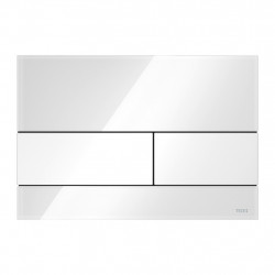 TECEsquare - Ovládacie tlačidlo, sklenené, biele sklo, biela 9240800