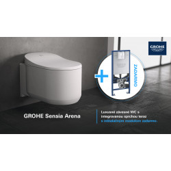 GROHE Sensia Arena - Závesné WC so sprchou + DARČEK inštalačný systém GROHE Rapid SLX
