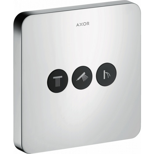 Axor ShowerSelect - Ventil pod omietku pre 3 spotrebiče, chróm 36773000
