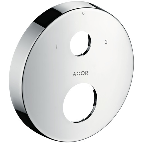 Axor - Predlžovacia rozeta okrúhla dva otvory, 0-1-2, chróm 14962000