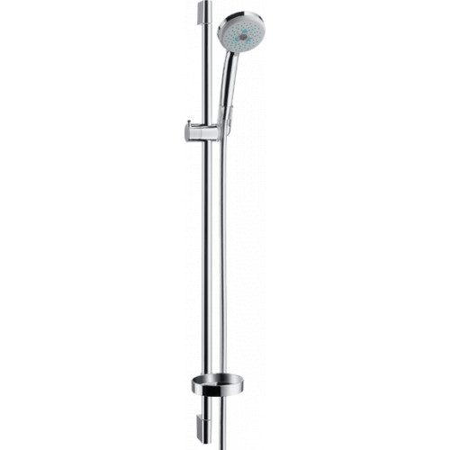 Hansgrohe Croma 100 - Multi sprchová sada so sprchovou tyčou 90 cm a miskou na mydlo, chróm 27774000
