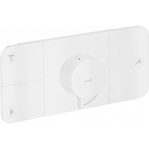 Axor One - Modul termostatu pod omietku pre 3 spotrebiče, biela matná 45713700